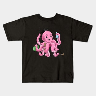 Octopus Teacher Pointer Kids T-Shirt